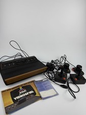 J80 Atari CX-2600P Console Video Game Vintage Collectors 2 Joystick 2 Controllers A4 picture