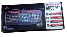 iBUYPOWER ARES M1 RGB Gaming Keyboard Wired USB IBP-ARES M1-KB Open Box picture