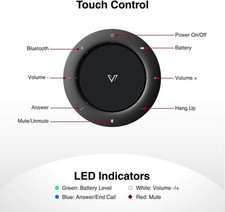 AV Access USB/Bluetooth Speakerphone Full-Duplex Audio, 4 AI Mics Beamforming, 8 picture