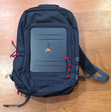 Pelican 15 in Laptop Backpack Padded Nylon Hard Front Panel Black/Red picture
