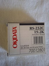 NEW OKIDATA  MICROLINE RS-232C SERIAL 19.2K INTERFACE BOARD # 70012801 picture