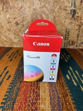 Canon ChromaLife 100 CLI-8 Ink 4 Combo Pack Black Cyan Magenta Yellow SEALED picture