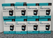 8 X Wexford Inkjet Cartridges Replaces HP 63 Black New/Sealed  EIGHT BRAND NEW picture