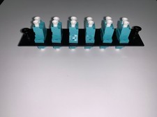 Fiber Optic LCUPC OM3 12 Port Adapter Panel Strip LC Duplex - LGX  Fiber Panel picture