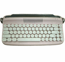 YUNZII x actto B307 Pink/White Compact Bluetooth Keyboard Built-In Battery picture