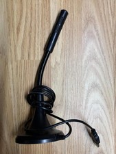 USB Desktop Gooseneck Microphone Flexible Stand Mic for PC Laptop Black  picture