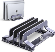 UGREEN 3-Slot Vertical Laptop Stand Holder Desk Compatible with Macbook Pro Air picture