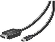 Lot of 3 Insignia 1.8 m (6 ft.) Mini DisplayPort to 4K HDMI Cable (NS-PD06512-C) picture