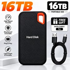 external hard drive16TB High Speed Capacity Solid State Usb3.2 Laptop Mac And PC picture