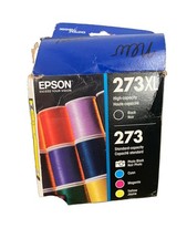 NEW Genuine Epson 273XL /273- Printer Ink Cartridge Combo T273XL-BCS exp.06/2026 picture
