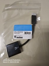 V Seven DisplayPort to Single Link DVI-D Active Adapter 1080p Display picture