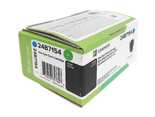 Genuine Lexmark 24B7154 Cyan Toner Cartridge - Factory Sealed picture