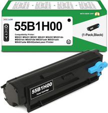 55B1H00 Black Toner Cartridge for Lexmark MS331, MS431, MX331, MX431 & MX432 picture
