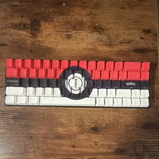Higround Pokémon HG68 Gaming Keyboard ONLY QWERTY Red Black White picture