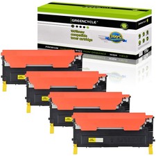 4 Yellow Toner for Samsung CLT-Y406S CLT-406S SL-C410 C412W C413w C460W/FW C463W picture