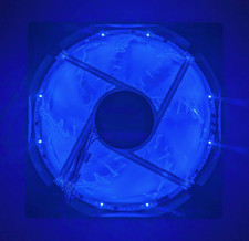 Enermax ED122512H-PD 120mm x 25mm Computer Case Cooling Fan with Blue LEDs 3-Pin picture