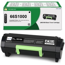66S1000 Toner Cartridge High Yield Medium, Black picture