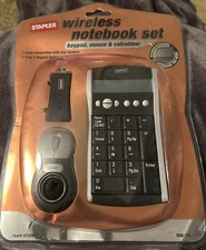 Staples Wireless Notebook Set Keypad,Mouse,Calculator Model#674395 Brand New picture