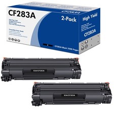 2x CF283A Compatible Toner For 83A LaserJet Pro MFP M127fn M127fw M125nw picture
