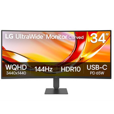 LG  34U640B 34-Inch UltraWide WQHD (3440 x 1440) Curved Monitor, Black picture