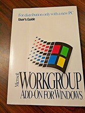 Microsoft Workgroup Add-On For Windows Users Guide Manual picture