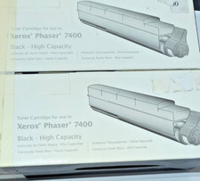 XEROX 7400 Phaser COMPATIBLE Toner Lot-3 Cartridges High Yield 3-Black  picture
