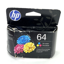 HP 64 Tri-Color Ink Cartridge N9J89AN EXP OCT 2027 | Sealed picture
