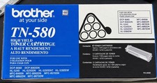 Brother TN-580 (TN-580) High Yield Black Laser Toner Cartridge - Sealed OEM picture