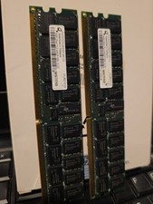 8GB (2 x 4) DDR2 667 PC2-5300P-555-12-J2 HYS72T256220HP-3S-B REGISTERED ECC. picture