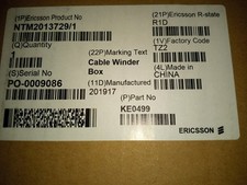 ERICSSON PRODUCT NO NTM2013729/1 cable winder Box picture