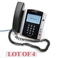 Polycom VVX 601 Desktop VOIP Phone Skype POE Desktop Business Telephone Lot 4 picture