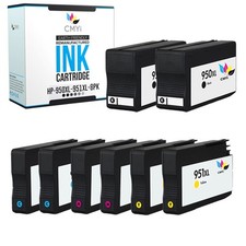CMYi 8PK Compatible 950XL 951XL Combo Pack Ink for HP OfficeJet 8616 8620 8625 picture
