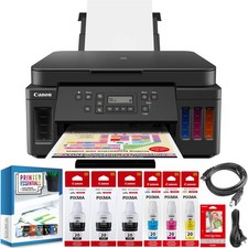 Canon PIXMA G6020 AllIn1 MegaTank Wireless Printer Copy Scan Photo Office Bundle picture