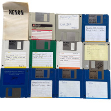 Video Game Lot 3.5” Floppy Xenon Oregon Trail Railroad Tycoon Leisure Suit Larry picture