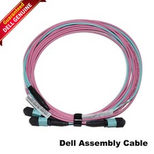 Dell 5M MPO12 OM4 Fiber Optic Cable - High-Speed Data Center 40/100Gbps GVYJG picture