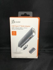 Genuine J5 Create USB-C 9-in-1 Multiport Adapter JCD383 picture