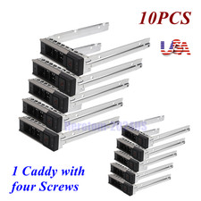 10pcs X7K8W For Dell Poweredge GEN14 R540 R640 R740 R740xd 3.5in HDD Tray Caddy picture