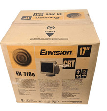 Envision EN-710e 17in CRT Monitor 1280x1024 VGA D-Sub Video Gamers New Old Stock picture