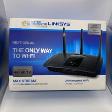 Linksys AC Max-Stream AC1750 EA7300  MU-MIMO Gigabit Router 1.7 Gbps Dual Band picture