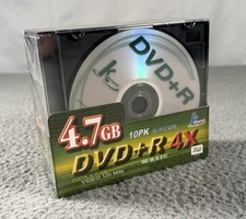 KHYPERMEDIA DVD+R 4X Recordable DVD Disc 10 Pack Slim Case 120 Min-Data 4.7 GB picture