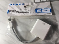 Dynex DX-AP170 Mini Display Port to DVI Adapter Monitor TV Projector Connector picture