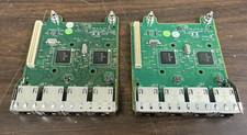 Lot of 2 FM487 Dell Broadcom 5720 4Pt 1GbE NIC Daughter Card R620 R720 R630 R730 picture