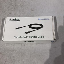 Plugable 6.6' Thunderbolt 3 Easy Transfer Cable, Black TBT-TRAN picture