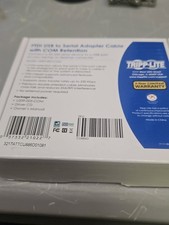 Tripp Lite 18in USB to Null Modem Serial FTDI Adapter Cable with COM Retention picture