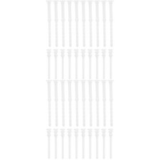 40Pcs White Silicone Rubber Pc Fan Screws Anti Vibration Noise Reduction picture