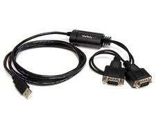 StarTech ICUSB2322F 2 Port USB to Serial RS232 Adapter Cable picture