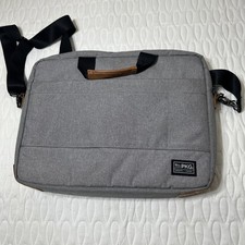 PKG Gray Polyester Shoulder/Messenger Bag for 15