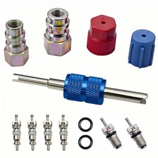 R12 to R134A AC Retrofit Fitting 7/16”-20 UNF, Conversion Adapter- A picture