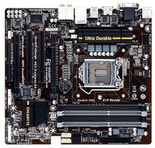 GA-B85M-D3H Gigabyte M-ATX Motherboard 1150 ddr3 B85 usb3.0 4 memory slot picture