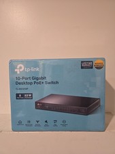 10 Port Black Network Switch with 8 PoE Ports 802.3at 30W per Port picture